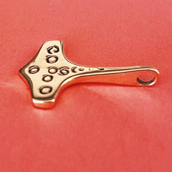 Bronze Thors hammer   3,5 cm
