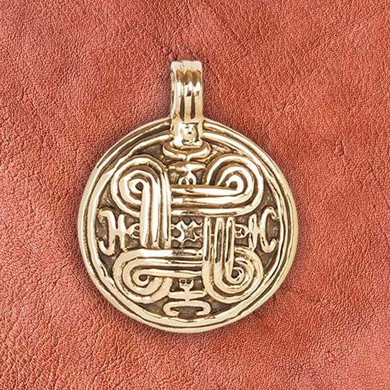 Bronsh�nge St Hans Kors  2 cm