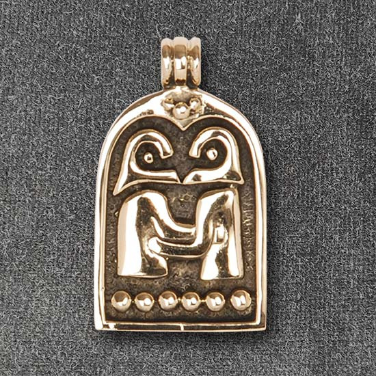 Bronsh�nge  k�rlekspar 3.cm