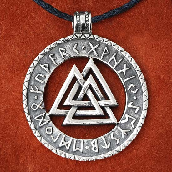 Silverh�nge Valknut  3,5 cm