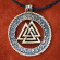Bronshänge Valknut  3,5 cm Bronshänge Valknut  3,5 cm