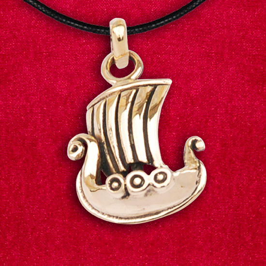 Bronsh�nge   Vikingaskepp  2cm