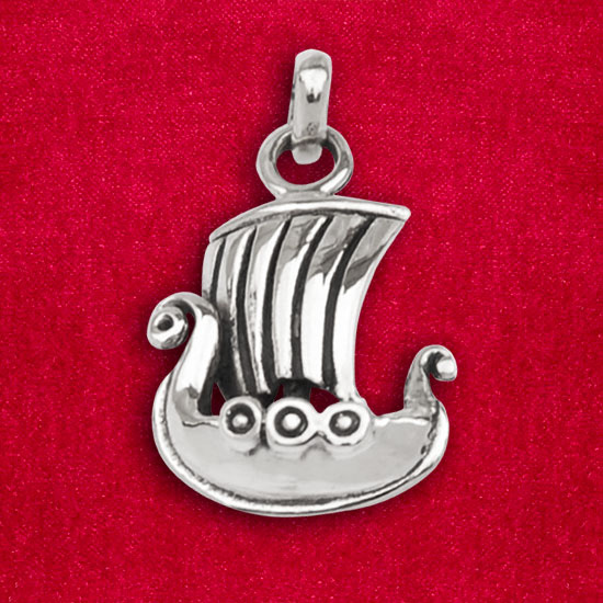 Silverh�nge  vikingaskepp  2 cm