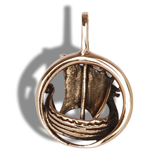 Bronsh�nge   Vikingaskepp  2cm