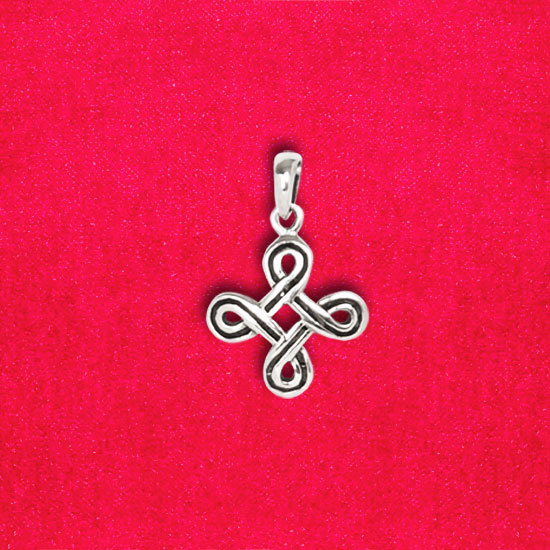 Silverh�nge  St Hans kors  2 cm