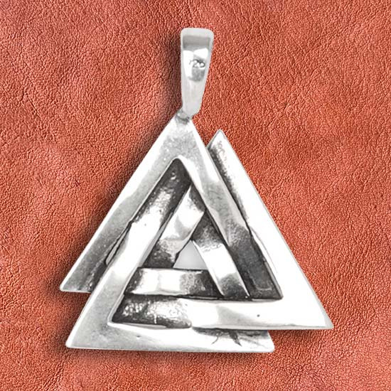 Silverh�nge Valknut  3 cm
