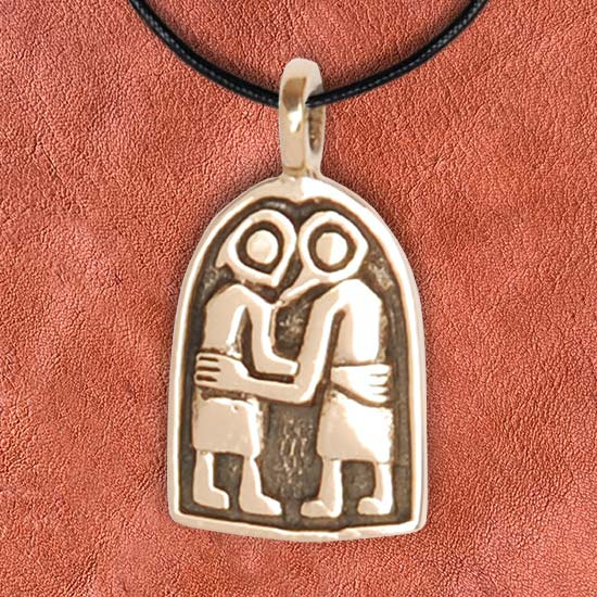 Bronsh�nge  Guldgubbe  2 cm