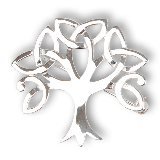 Brooch  The world tree
