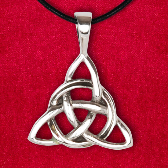 Silver pendant   Eternity  3 cm