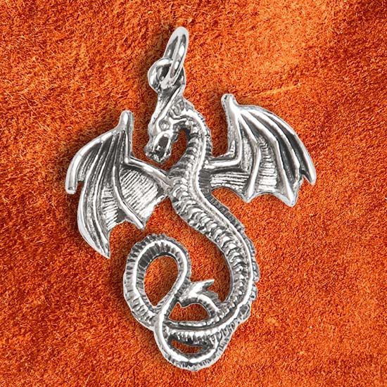 Silverh�ngsmycke  Drake