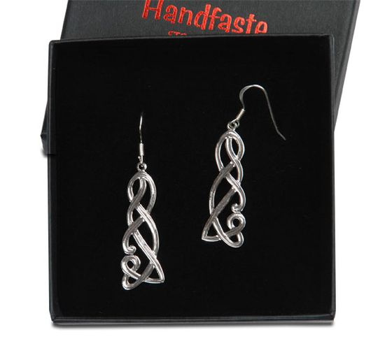 Silver earrings