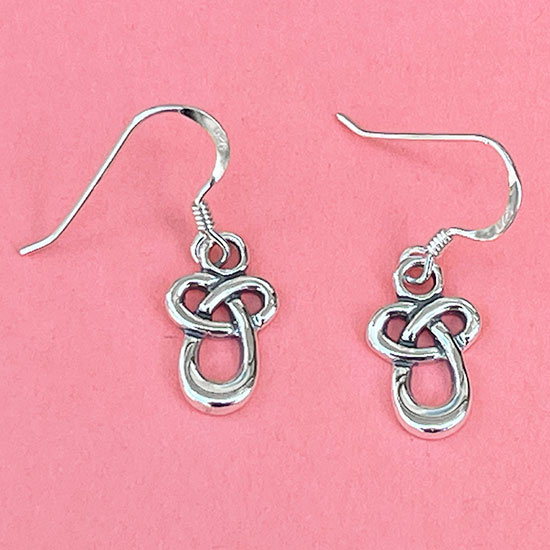 Silver earring  Spiral